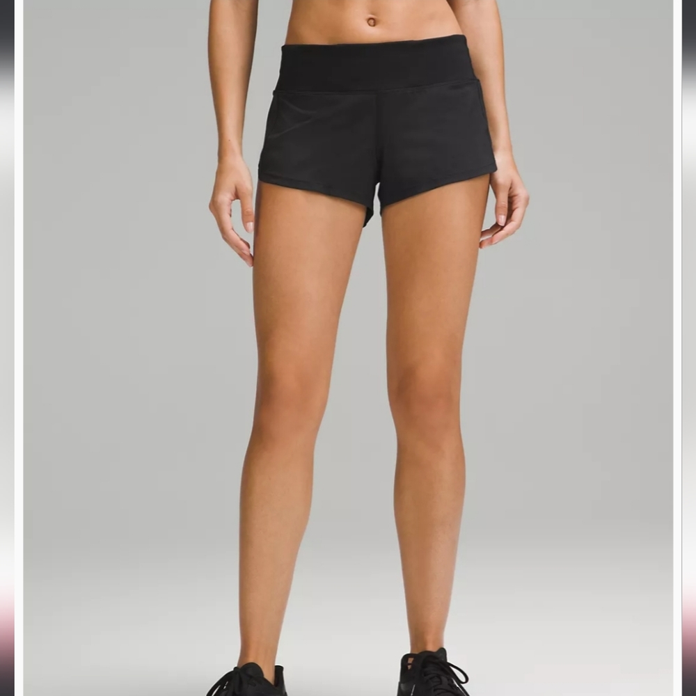 Lululemon speed up lined shorts 2.5 inseam